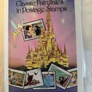 Disney collectible stamps and book